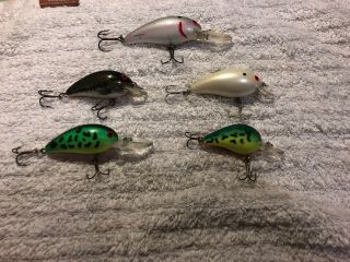 5 Bomber Model A Old Fishing Lures 3