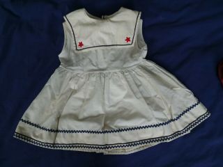 Patti Playpal Play Pal Sailor Dress & Smock Outfit DRESS ONLY - no doll 6
