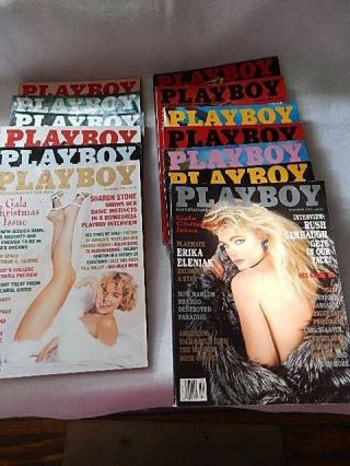Vintage 1992 & 1993 Playboys