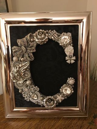 vintage jewelry art framed 7