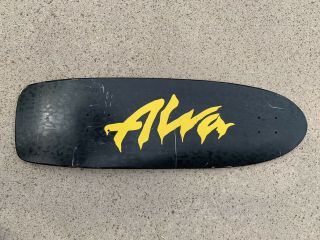 Tony Alva Skateboard Black Leopard Classic