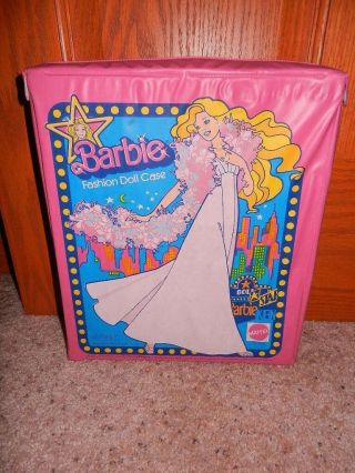 1977 Vintage Superstar Barbie Pink Single Doll Case