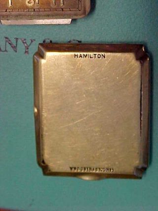 Vintage Hamilton Wristwatch Cedric 14K Gold Filled 19 Jewels 982 - 7