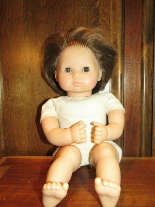 Vintage Gotz Puppe Doll Sleeping Eyes 17 " Vgc