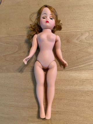 Lovely Madame Alexander Cissette Nude Doll - Light Reddish Curly Hair