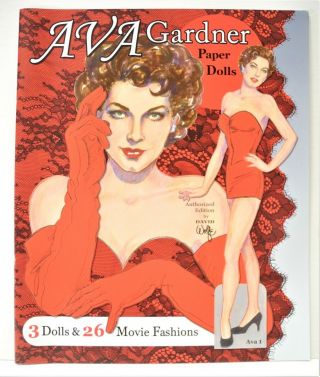 Ava Gardner Paper Dolls Authorized Edition By David Wolfe Uncut