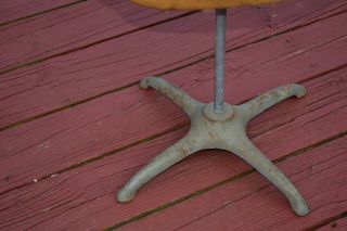 Vintage Form Fabric Sewing Foam Dress Stand Display w Industrial Metal Base 3