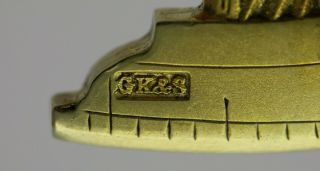 Antique Masonic Regalia - Rose Croix 18th Degree Collar Jewel British made KZ218 6
