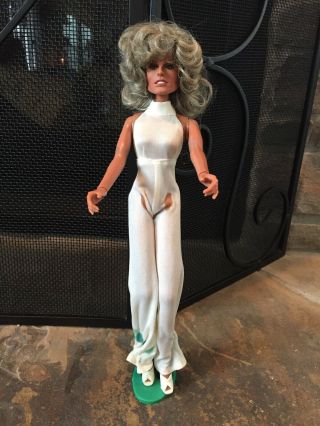 Vintage 1975 Farrah Fawcett 12 " Mego Doll W/ Frosted Hair,  Charlie’s Angels