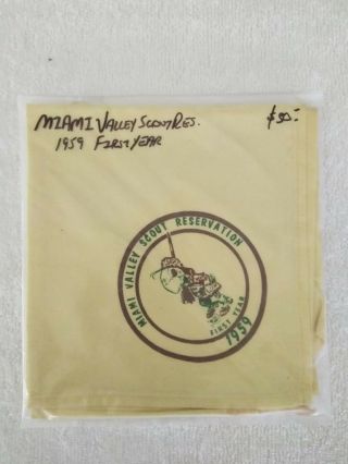 Miami Valley Council 1959 Miami Valley Scout Reservation First Year Neckerchief