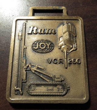 Vintage Joy Ram Vcr 260 Rock Drill Watch Watch Fob