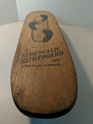 Vintage Nash Sidewalk Surfboard,  60’s Skateboard 1,  Black 22 " X 5.  5 " Groovy