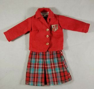 Japanese Exclusive Tammy Doll Rare Ideal Friend Scarlet Dress Red School Skirt