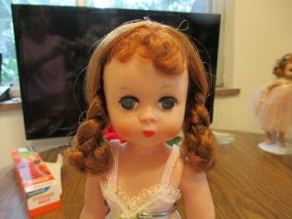 Htf Vintage 1950s Madame Alexander Redhead High Blush Lissy Doll In Teddie