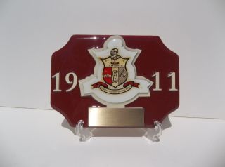Kappa Alpha Psi Desk Trophy With Dsiplay Stand