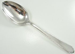 Lunt William & Mary Sterling Silver Dessert Oval Soup Spoon 1921 7 - 1/4” Long