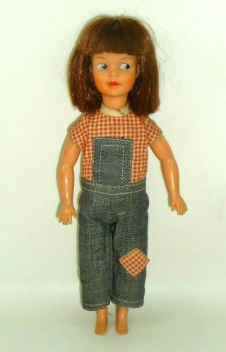 Vintage Patch Auburn Doll Pedigree - Dungarees - Sindy Sister Hong Kong
