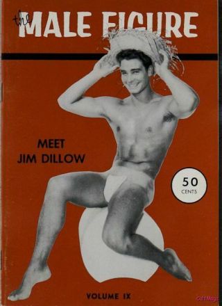 Male Figure 9 Vintage Gay Bruce Los Angeles Beefcake Jim Dillow Physique