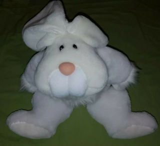 Vintage Applause Linda Novick Carrot Patch Easter Bunny Rabbit Plush Toy 1983