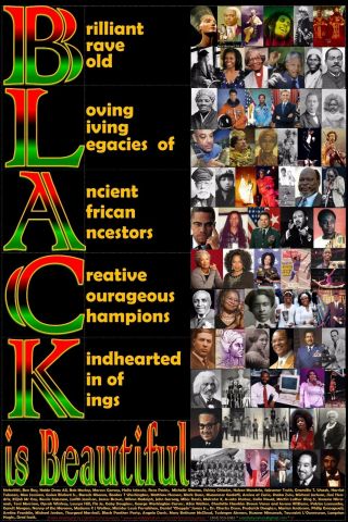 Black History Month Poster,  Black Is,  Black Collage Poster,  Black Hero
