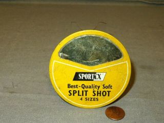 Sportex Multisized Split Shot Tin From England/look