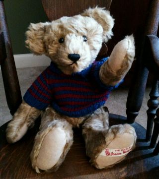 Vintage 15 " Jointed Hand Crafted Teddy Bear - Joanne Wietgrefe