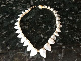 Antique Mother Of Pearl Necklace