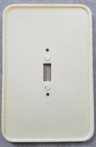 Vintage Flash It Corp.  Flasher Gag Light Switch Cover Plate 1976 2