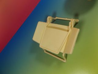 Vintage Barbie Doll Folding Chair And Table For Barbie Dream House. 4