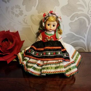 Madame Alexander Polish Costume Doll 8 " Vintage