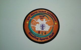 2019 World Jamboree Patches,  (shooting Sports Staff,  Ist)