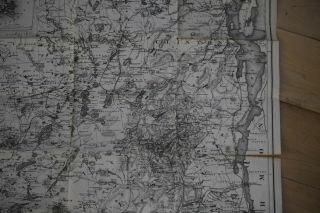 Historical Antique Map,  1894,  Colton ' s Map of York Wilderness & Adirondacks 6