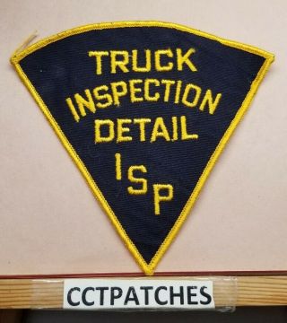 Indiana State Police Truck Inspection Detail Shoulder Patch In