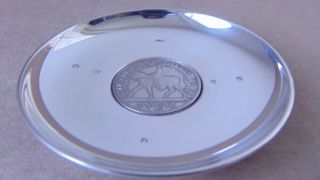 Sterling Silver Commemorative Coin Dish