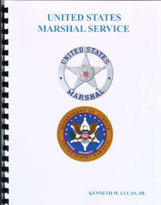 U.  S.  Marshal Chronology Of Badges Booklet By Lucas