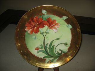 Antique Pickard Hand Painted Porcelain Plate Signed Rean