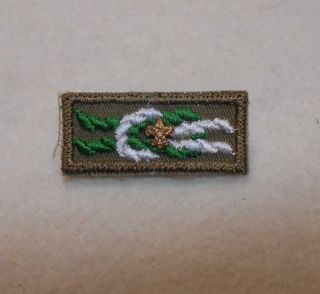 Boy Scouts Of America Key Award Square Knot Patch W/bsa Emblem Tie Tack Pin M