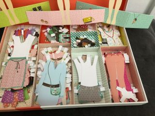 DJECO Le grand dressing Paper Doll Set Design by Petits Pois Ages 7 - 13 5