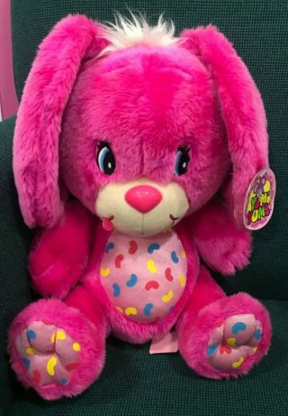 Hallmark Yum Yums Jelly Bean Pink Bunny Rabbit Stuffed Toy Plush 13 "