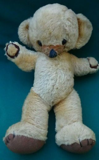 Vintage Merrythought Mohair Teddy Bear - 15 " Tall - Previously Loved