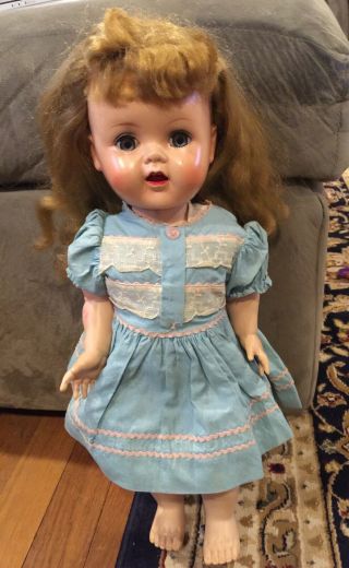 Vintage Saucy Walker Doll Made By Ideal Doll (w16)