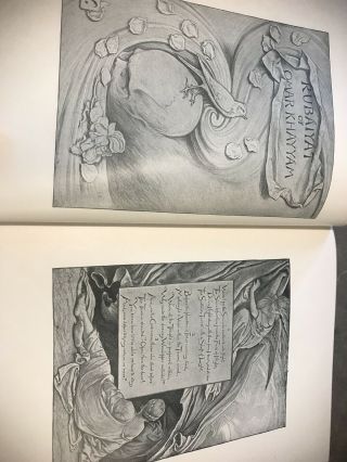 Antique The Rubaiyat By Omar Khayyam Drawings By Elihu Vedder 1884 Great Cond. 5