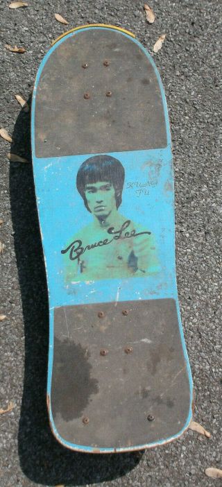 Vintage Skateboard Bruce Lee Kung Fu
