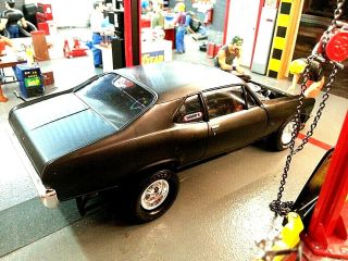 Built,  1/25 Scale Amt 70s Chevy Nova Ss ( (for))  Speed Shop Style Diorama
