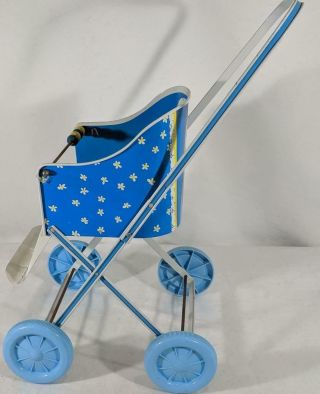 Lm Vintage Ohio Art Sunny Miss Tin Doll Baby Stroller Carriage Pram Toy Euc