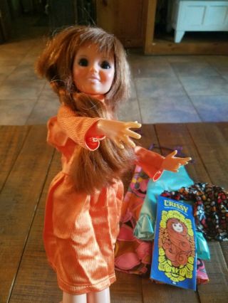 Vintage 1969 Ideal Crissy/chrissy Like A Doll And Very Clean