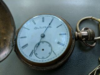 ANTIQUE ELGIN NATIONAL WATCH COMPANY POCKET WATCH 2