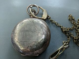 ANTIQUE ELGIN NATIONAL WATCH COMPANY POCKET WATCH 4