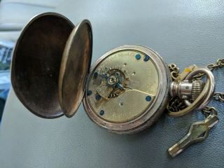 ANTIQUE ELGIN NATIONAL WATCH COMPANY POCKET WATCH 6