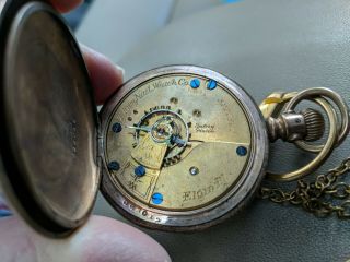 ANTIQUE ELGIN NATIONAL WATCH COMPANY POCKET WATCH 7